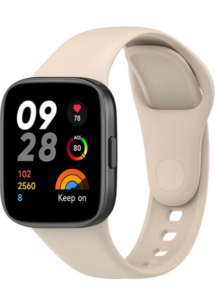 Newface Xiaomi Redmi Watch 3 Klasik Kordon - Bej