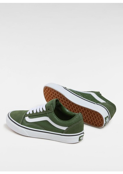 VN000D2VZ3R1-OLD Skool Yeşil Süet + Deri Kadın Lifestyle Ayakkabı indirimleri