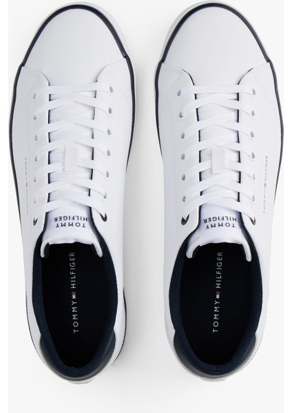 Beyaz - Lacivert Erkek Sneaker Th Hı Vulc Core Low Leather modelleri