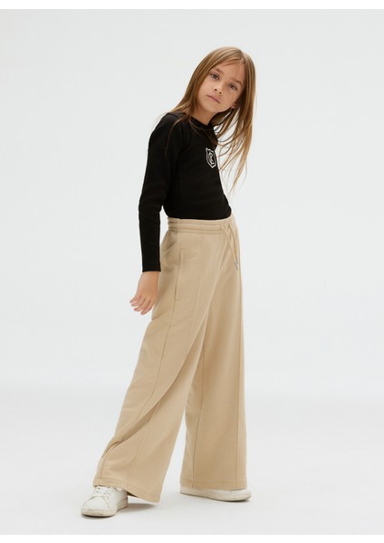 Bol Paça Bej Kız Çocuk Eşofman Altı IG0IG02875RAG