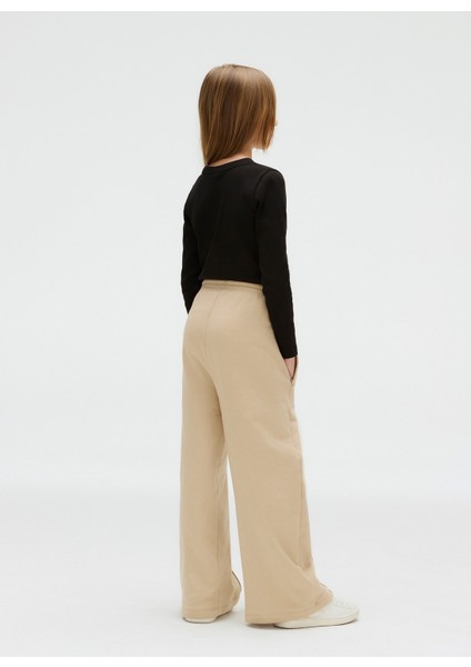 Bol Paça Bej Kız Çocuk Eşofman Altı IG0IG02875RAG fırsatları