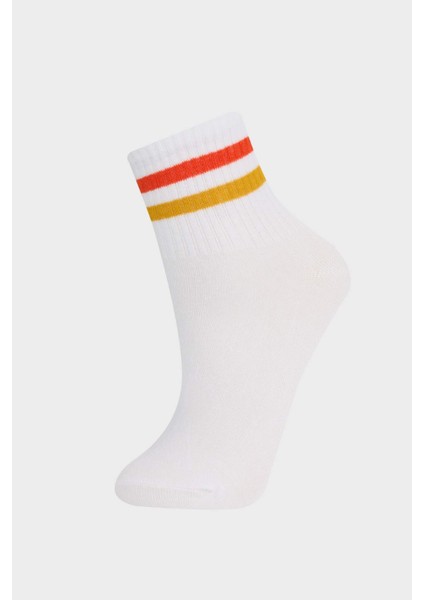 Kız Çocuk 3'lü Pamuklu Soket Çorap F8967A8NS fiyatları