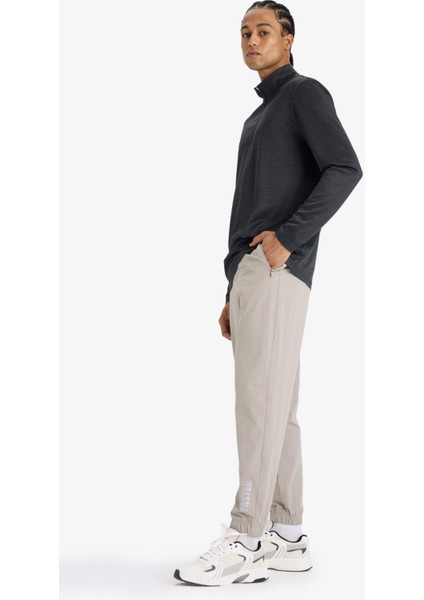 Fit Slim Fit Dar Kesim Fermuar Cepli Dokuma Sporcu Jogger F1288AX25AU fiyatları