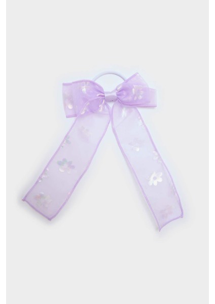 Kız Çocuk Lila Fiyonk Lastik Toka F6872A8NS