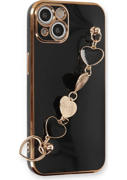 Newface iPhone 14 Kılıf Esila Silikon - Siyah