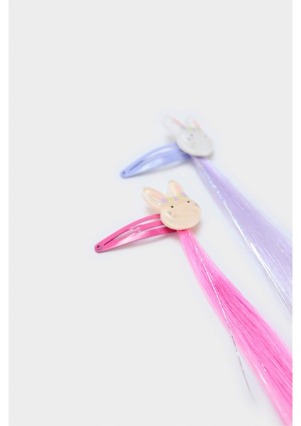 Kız Çocuk 4'lü Saç Detaylı Çıtçıtlı Toka F6882A8NS modelleri