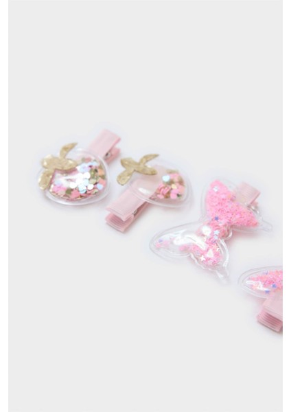 Kız Çocuk 4'lü Pembe Pullu Çıtçıtlı Toka F6871A8NS fiyatları