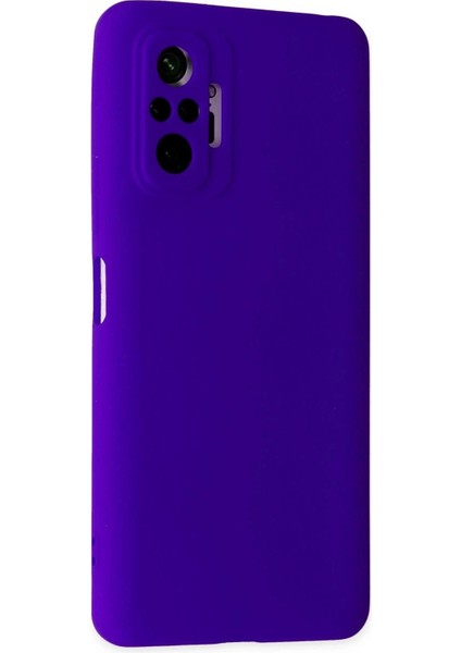 Newface Xiaomi Redmi Note 10 Pro Kılıf Nano Içi Kadife Silikon - Mor fiyatları