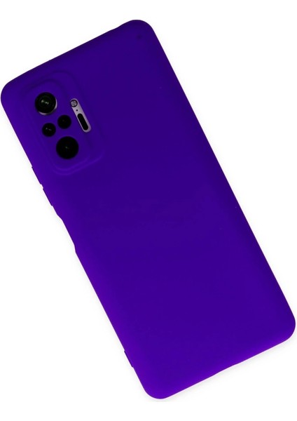 Newface Xiaomi Redmi Note 10 Pro Kılıf Nano Içi Kadife Silikon - Mor modelleri