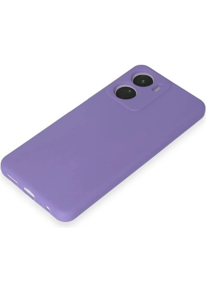 Newface Vivo Y16 Kılıf First Silikon - Lila fırsatları
