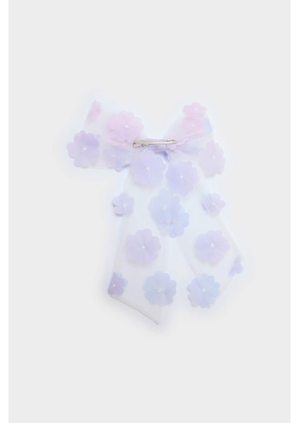 Kız Çocuk Çiçekli Fiyonklu Çıtçıtlı Toka F6878A8NS modelleri