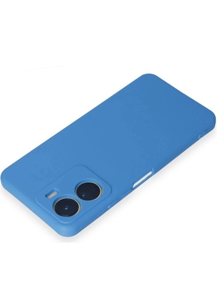 Newface Vivo Y16 Kılıf First Silikon - Mavi modelleri