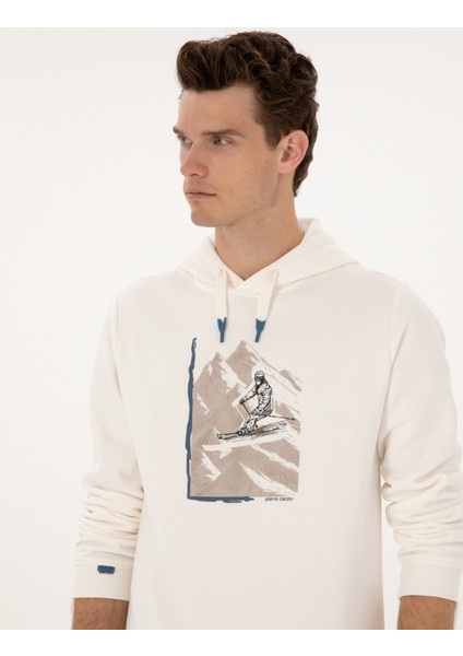 Erkek Ekru Regular Fit Sweatshirt 50313893-VR019 fiyatları