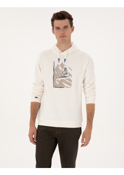 Erkek Ekru Regular Fit Sweatshirt 50313893-VR019 modelleri