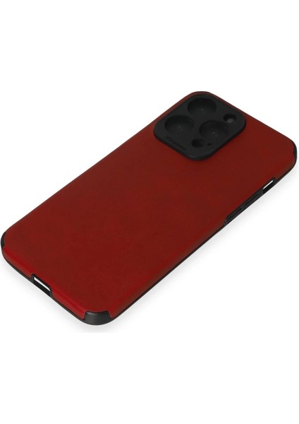 Newface iPhone 15 Pro Max Kılıf Loop Deri Silikon - Kırmızı fırsatları