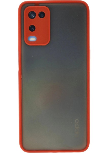 Newface Oppo A54 4g Kılıf Montreal Silikon Kapak - Kırmızı