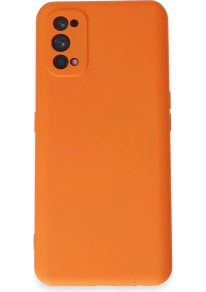 Newface Realme 7 Pro Kılıf Nano Içi Kadife Silikon - Turuncu
