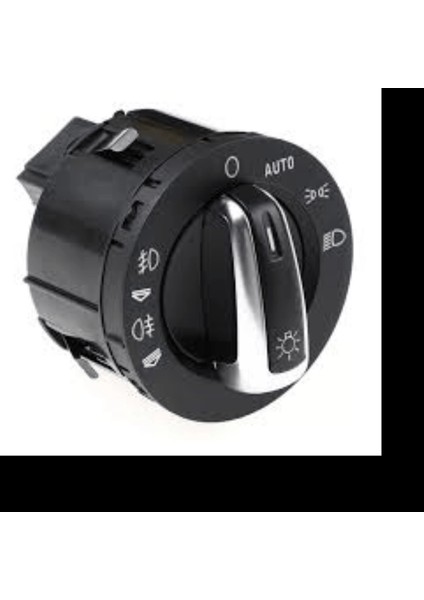 Audı Q7 (4lb) 04-11 Arası Uyumlu Far Anahtarı Krom Ön-Arka Sisli Otomatik Farlı 4F1941531D Wısco