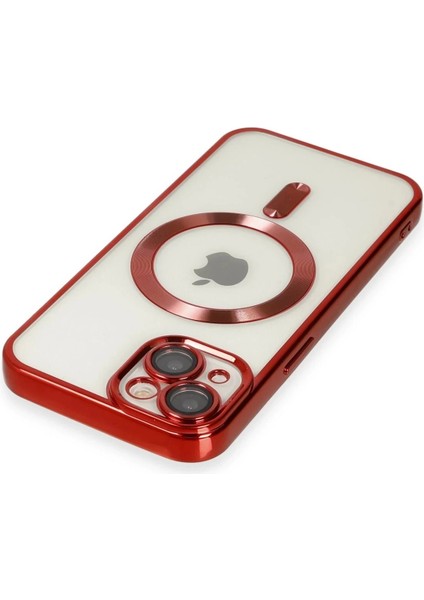 Newface iPhone 14 Kılıf Kross Magneticsafe Kapak - Kırmızı fırsatları