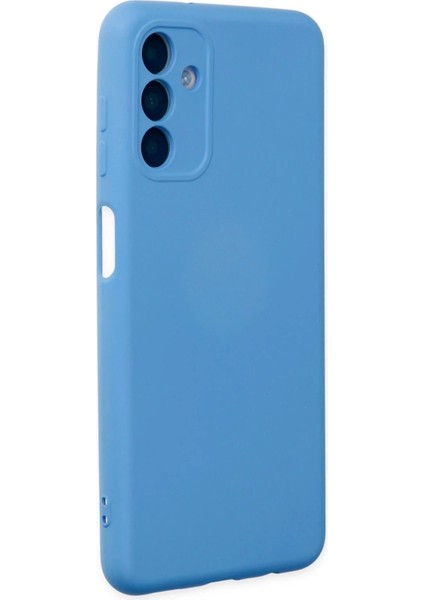 Newface Samsung Galaxy A04S Kılıf Nano Içi Kadife Silikon - Mavi fiyatları