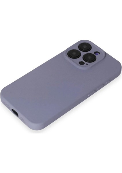Newface iPhone 15 Pro Kılıf Nano Içi Kadife Silikon - Lila fırsatları