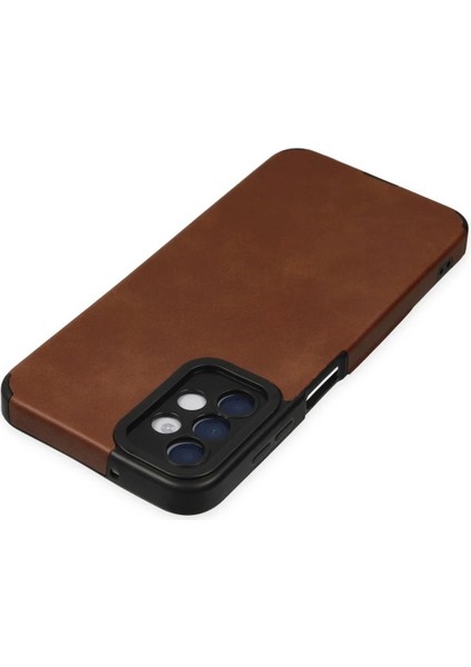 Newface Samsung Galaxy A04S Kılıf Loop Deri Silikon - Kahverengi fırsatları