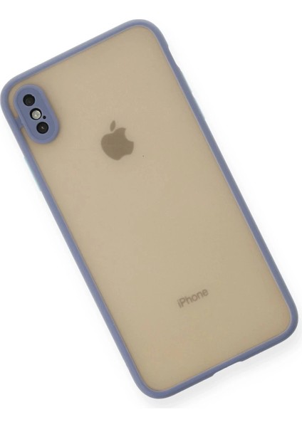 Newface iPhone Xs Max Kılıf Montreal Silikon Kapak - Gri modelleri