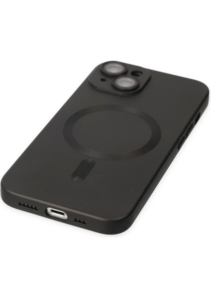 Newface iPhone 14 Plus Kılıf Moshi Lens Magneticsafe Silikon - Siyah fırsatları
