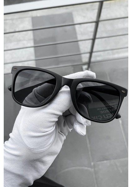 Wayfarer Klasik Mat Siyah Erkek Güneş Gözlüğü fırsatları