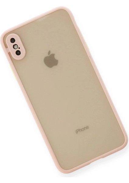 Newface iPhone Xs Max Kılıf Montreal Silikon Kapak - Pembe modelleri