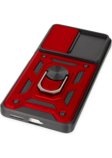 Newface Xiaomi Mi 11T Pro Kılıf Pars Lens Yüzüklü Silikon - Kırmızı indirimleri