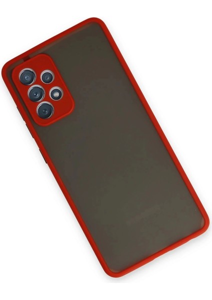 Newface Samsung Galaxy A32 Kılıf Montreal Silikon Kapak - Kırmızı modelleri