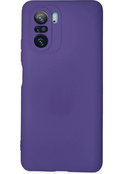 Newface Xiaomi Poco F3 Kılıf Nano Içi Kadife Silikon - Mor