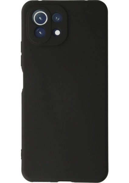 Newface Xiaomi Mi 11 Lite Kılıf First Silikon - Siyah