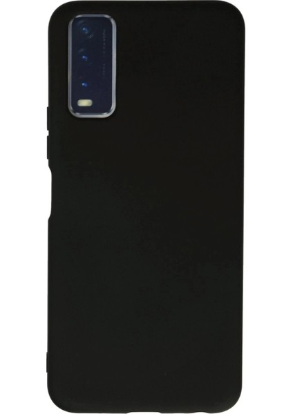 Newface Vivo Y11S Kılıf Nano Içi Kadife Silikon - Siyah