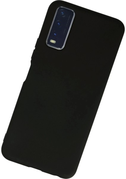 Newface Vivo Y11S Kılıf Nano Içi Kadife Silikon - Siyah modelleri