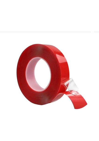 Silikonlu Çift Taraflı Montaj Bandı 18MM x 3 mt