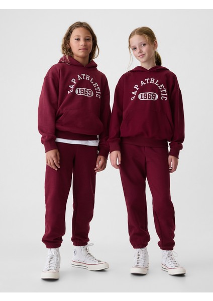 Erkek Çocuk Bordo Gap Logo Sweatshirt