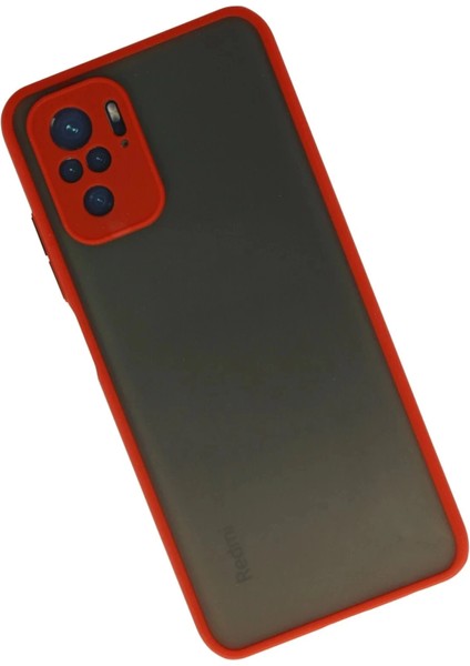 Newface Xiaomi Redmi Note 10 Kılıf Montreal Silikon Kapak - Kırmızı fiyatları
