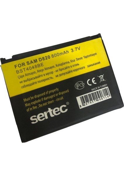 Samsung V740/D820 Uyumlu Batarya