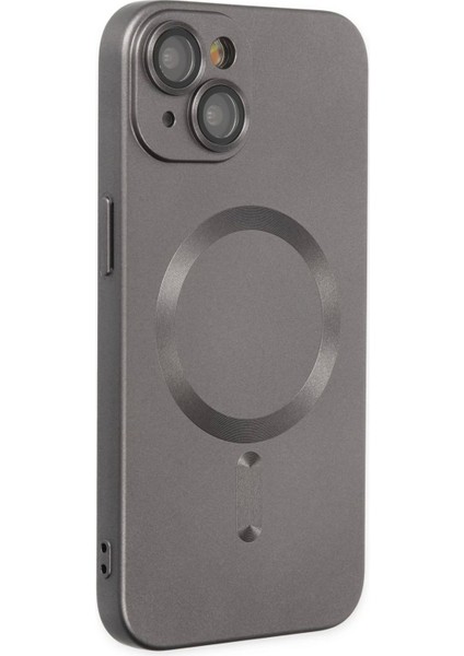 Newface iPhone 14 Plus Kılıf Moshi Lens Magneticsafe Silikon - Füme fiyatları