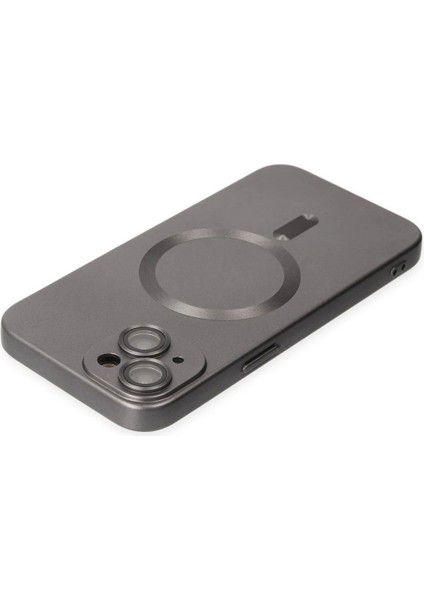 Newface iPhone 14 Plus Kılıf Moshi Lens Magneticsafe Silikon - Füme fırsatları