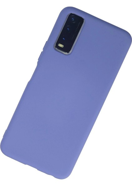 Newface Vivo Y11S Kılıf Nano Içi Kadife Silikon - Lila modelleri