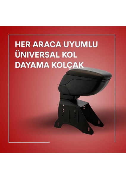 Her Araca Uyumlu Universal Sürgülü Kolçak Kol Dayama
