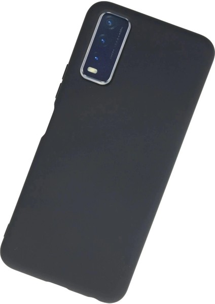 Newface Vivo Y11S Kılıf Nano Içi Kadife Silikon - Gri modelleri