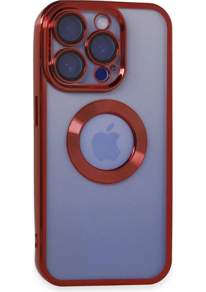 Newface iPhone 15 Pro Kılıf Slot Silikon - Kırmızı