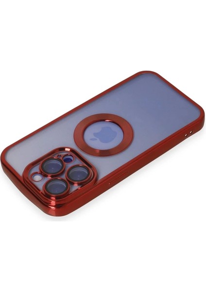 Newface iPhone 15 Pro Kılıf Slot Silikon - Kırmızı modelleri