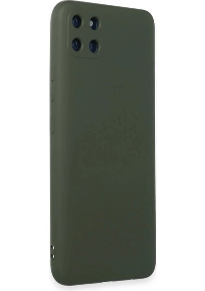 Newface Realme C11 Kılıf Nano Içi Kadife Silikon - Koyu Yeşil fiyatları