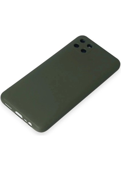 Newface Realme C11 Kılıf Nano Içi Kadife Silikon - Koyu Yeşil fırsatları