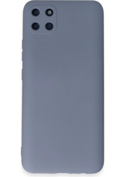Newface Realme C11 Kılıf Nano Içi Kadife Silikon - Gri